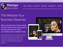 Tablet Screenshot of etempa.co.uk